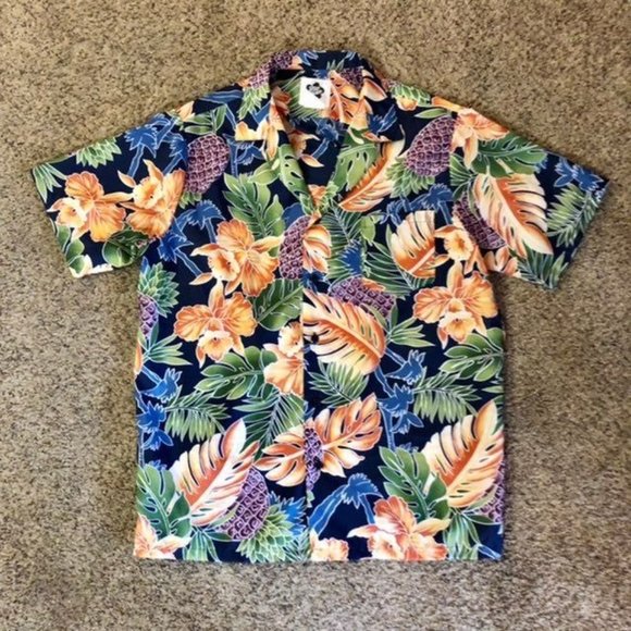 Hilo Hattie Hawaiian Shirt Mens XL Used - Picture 3 of 9